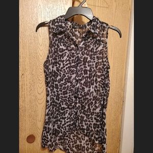 Women's size L Blouse Button Up